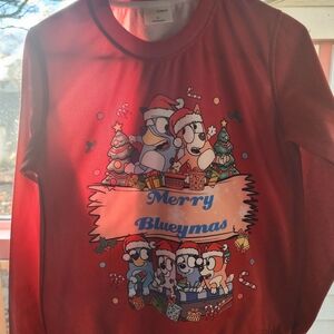 Custom Created Bluey Chrissltmas Sweatshirt